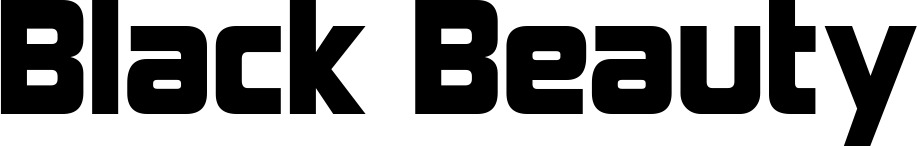 Vorschau des Bootsnamens "Black Beauty" als Schriftzug für "Bootsbeschriftung Neu 25"