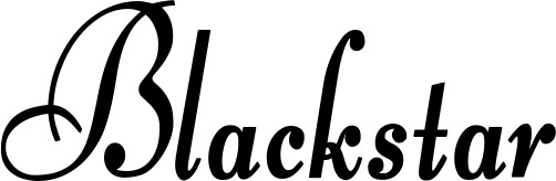 Bootsname 'Blackstar' angezeigt als 'Bootsbeschriftung Klassisch 76'