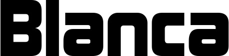 Vorschau des Bootsnamens "Blanca" als Schriftzug für "Bootsbeschriftung Neu 25"