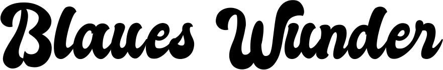 Vorschau des Bootsnamens "Blaues Wunder" als Schriftzug für "Bootsbeschriftung Klassisch 41"