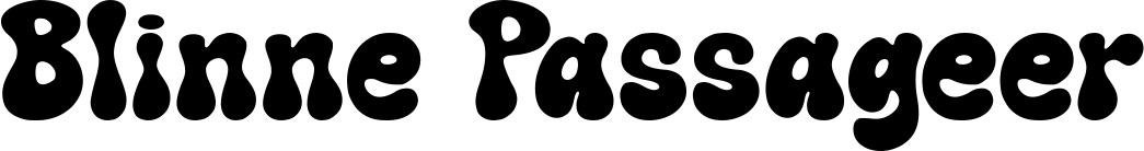 Vorschau des Bootsnamens "Blinne Passageer" als Schriftzug für "Bootsbeschriftung Neu 62"