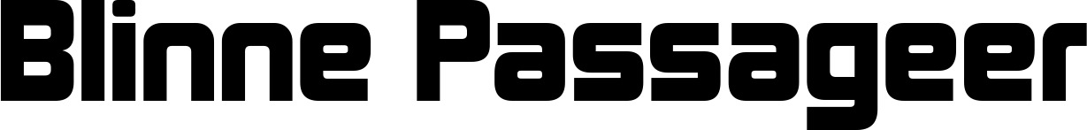 Vorschau des Bootsnamens "Blinne Passageer" als Schriftzug für "Style Neu 25"