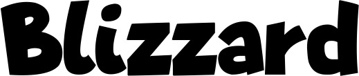 Vorschau des Bootsnamens "Blizzard" als Schriftzug für "Bootsbeschriftung Neu 48"