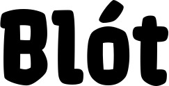 Vorschau des Bootsnamens "Blót" als Schriftzug für "Bootsbeschriftung Neu 55"