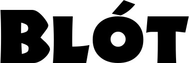 Vorschau des Bootsnamens "Blót" als Schriftzug für "Bootsbeschriftung Neu 07"