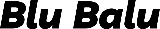 Bootsname 'Blu Balu' angezeigt als 'Bootsbeschriftung Kursiv 06'