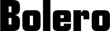 Vorschau des Bootsnamens "Bolero" als Schriftzug für "Bootsbeschriftung Neu 11"