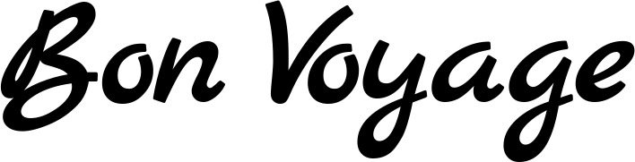 Bootsname 'Bon Voyage' angezeigt als 'Bootsbeschriftung Klassisch 45'
