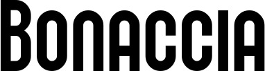 Vorschau des Bootsnamens "Bonaccia" als Schriftzug für "Bootsbeschriftung Neu 43"