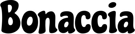 Vorschau des Bootsnamens "Bonaccia" als Schriftzug für "Bootsbeschriftung Neu 41"