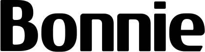 Vorschau des Bootsnamens "Bonnie" als Schriftzug für "Bootsbeschriftung Fett 22"