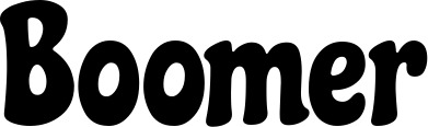 Vorschau des Bootsnamens "Boomer" als Schriftzug für "Bootsbeschriftung Klassisch 53"