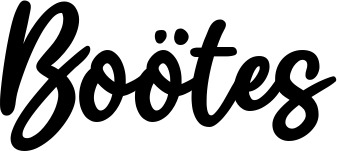 Vorschau des Bootsnamens "Boötes" als Schriftzug für "Style Klassisch 74"