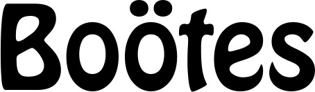 Vorschau des Bootsnamens "Boötes" als Schriftzug für "Bootsbeschriftung Fett 01"