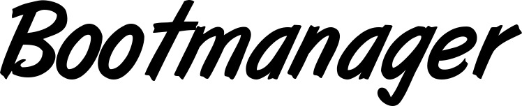 Bootsname 'Bootmanager' angezeigt als 'Bootsbeschriftung Klassisch 38'