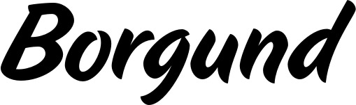 Vorschau des Bootsnamens "Borgund" als Schriftzug für "Bootsbeschriftung Klassisch 19"