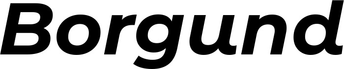 Vorschau des Bootsnamens "Borgund" als Schriftzug für "Bootsbeschriftung Kursiv 07"