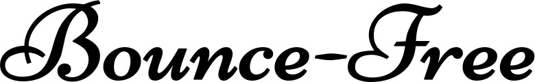 Bootsname 'Bounce-Free' angezeigt als 'Bootsbeschriftung Klassisch 84'