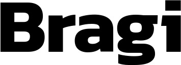 Vorschau des Bootsnamens "Bragi" als Schriftzug für "Bootsbeschriftung Fett 20"