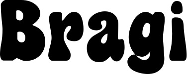 Vorschau des Bootsnamens "Bragi" als Schriftzug für "Bootsbeschriftung Klassisch 16"