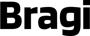 Vorschau des Bootsnamens "Bragi" als Schriftzug für "Bootsbeschriftung Fett 11"