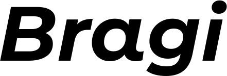 Vorschau des Bootsnamens "Bragi" als Schriftzug für "Bootsbeschriftung Kursiv 07"