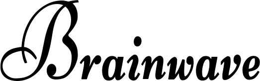 Vorschau des Bootsnamens "Brainwave" als Schriftzug für "Bootsbeschriftung Klassisch 76"