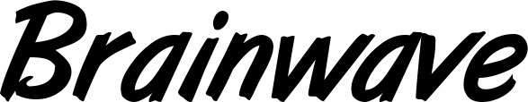 Vorschau des Bootsnamens "Brainwave" als Schriftzug für "Bootsbeschriftung Klassisch 38"