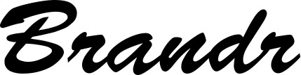 Vorschau des Bootsnamens "Brandr" als Schriftzug für "Bootsbeschriftung Klassisch 03"