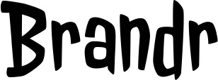 Vorschau des Bootsnamens "Brandr" als Schriftzug für "Bootsbeschriftung Neu 46"