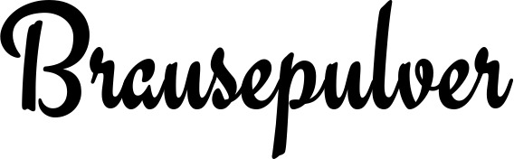 Vorschau des Bootsnamens "Brausepulver" als Schriftzug für "Style Klassisch 63"