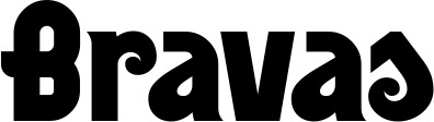 Vorschau des Bootsnamens "Bravas" als Schriftzug für "Bootsbeschriftung Neu 32"
