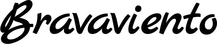 Vorschau des Bootsnamens "Bravaviento" als Schriftzug für "Bootsbeschriftung Klassisch 77"