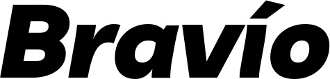 Vorschau des Bootsnamens "Bravío" als Schriftzug für "Bootsbeschriftung Kursiv 06"
