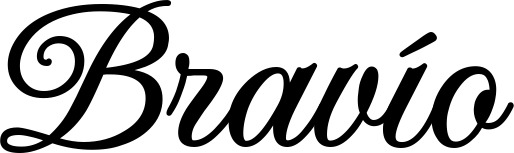 Vorschau des Bootsnamens "Bravío" als Schriftzug für "Bootsbeschriftung Klassisch 70"