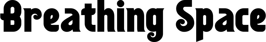 Vorschau des Bootsnamens "Breathing Space" als Schriftzug für "Bootsbeschriftung Neu 32"
