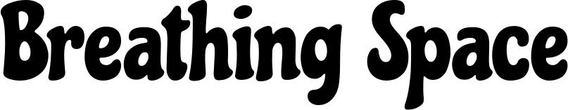 Vorschau des Bootsnamens "Breathing Space" als Schriftzug für "Bootsbeschriftung Neu 41"