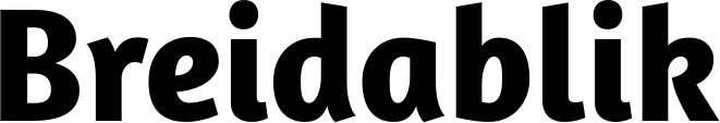 Vorschau des Bootsnamens "Breidablik" als Schriftzug für "Bootsbeschriftung Fett 09"