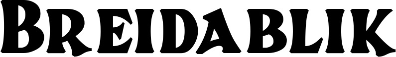 Vorschau des Bootsnamens "Breidablik" als Schriftzug für "Bootsbeschriftung Neu 37"