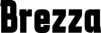Vorschau des Bootsnamens "Brezza" als Schriftzug für "Bootsbeschriftung Fett 41"