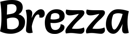 Vorschau des Bootsnamens "Brezza" als Schriftzug für "Bootsbeschriftung Klassisch 94"