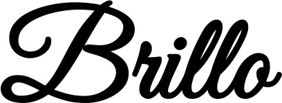 Vorschau des Bootsnamens "Brillo" als Schriftzug für "Bootsbeschriftung Klassisch 68"