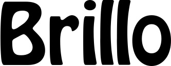 Vorschau des Bootsnamens "Brillo" als Schriftzug für "Bootsbeschriftung Fett 01"