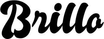 Vorschau des Bootsnamens "Brillo" als Schriftzug für "Bootsbeschriftung Klassisch 41"