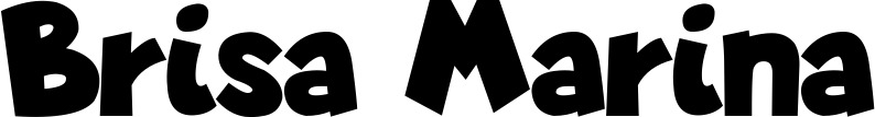 Vorschau des Bootsnamens "Brisa Marina" als Schriftzug für "Bootsbeschriftung Neu 48"