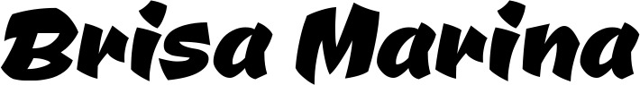 Vorschau des Bootsnamens "Brisa Marina" als Schriftzug für "Bootsbeschriftung Neu 39"