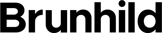Vorschau des Bootsnamens "Brunhild" als Schriftzug für "Bootsbeschriftung Fett 15"