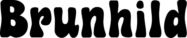 Vorschau des Bootsnamens "Brunhild" als Schriftzug für "Bootsbeschriftung Klassisch 16"