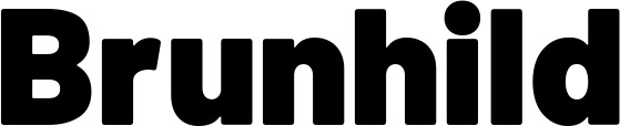 Vorschau des Bootsnamens "Brunhild" als Schriftzug für "Bootsbeschriftung Fett 10"