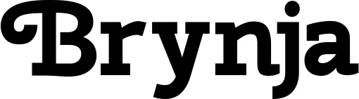 Vorschau des Bootsnamens "Brynja" als Schriftzug für "Bootsbeschriftung Neu 40"